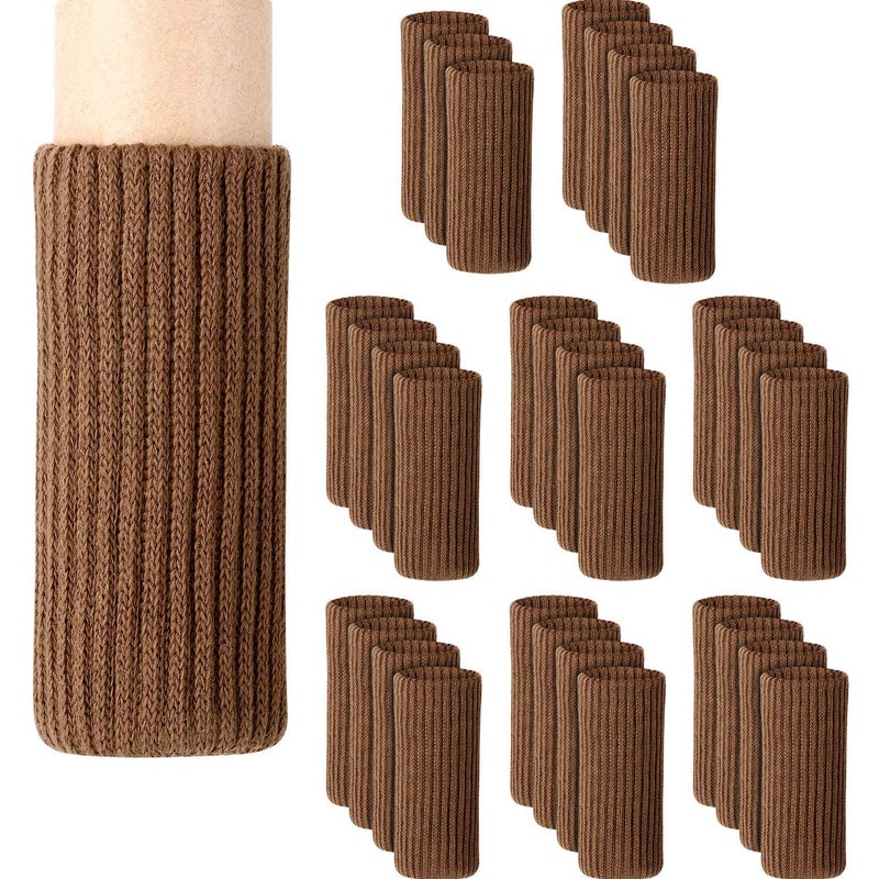 TEKEFT 20 pcs Knitting Wool Furniture Socks Chair Leg Socks Furniture Sliders That Protect Hardwood Floors from Scratches Socks Gifts - Image 3